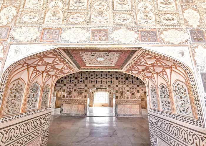 Sheesh Mahal (Mirror Palace) at Amber Fort, Jaipur
