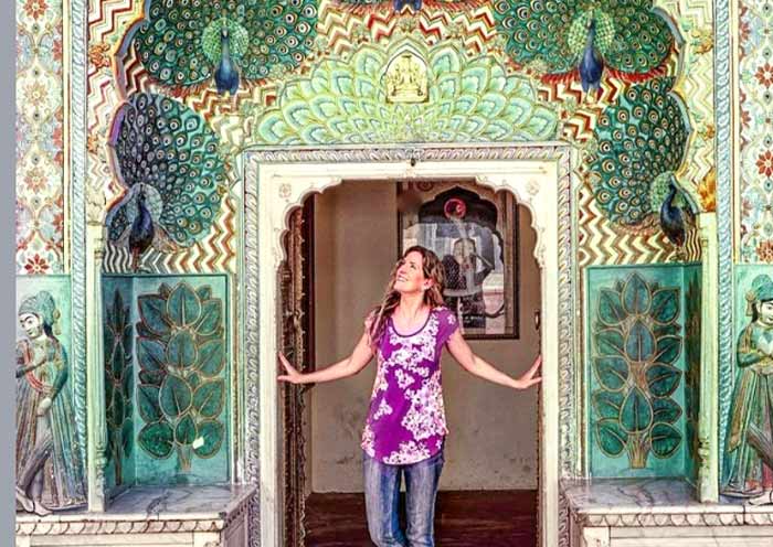 The Peacock Gate at the City Palace of Jaipur