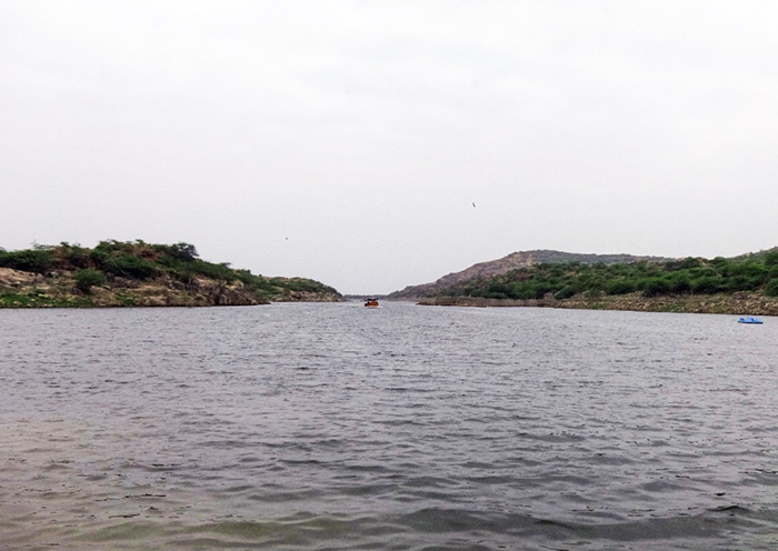 Boating on Kailana is serene and popular