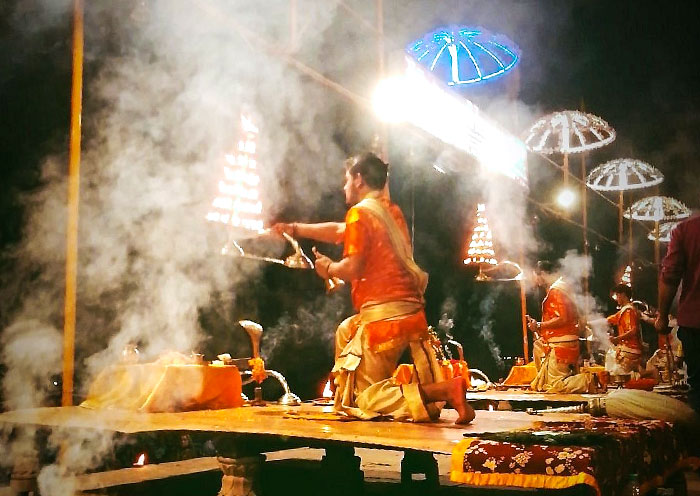 Ganga Aarti ceremony, Varanasi