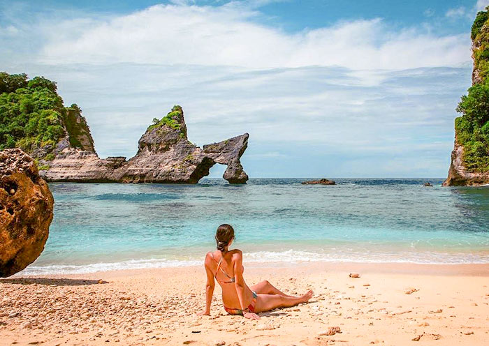 Atuh Beach in Nusa Penida Atuh Beach in Nusa Penida