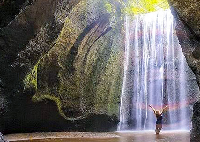Tukad Cepung Waterfall near Ubud