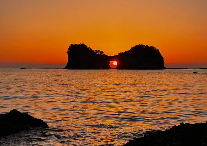 Engetsu Island Sunset, Shirarahama 
