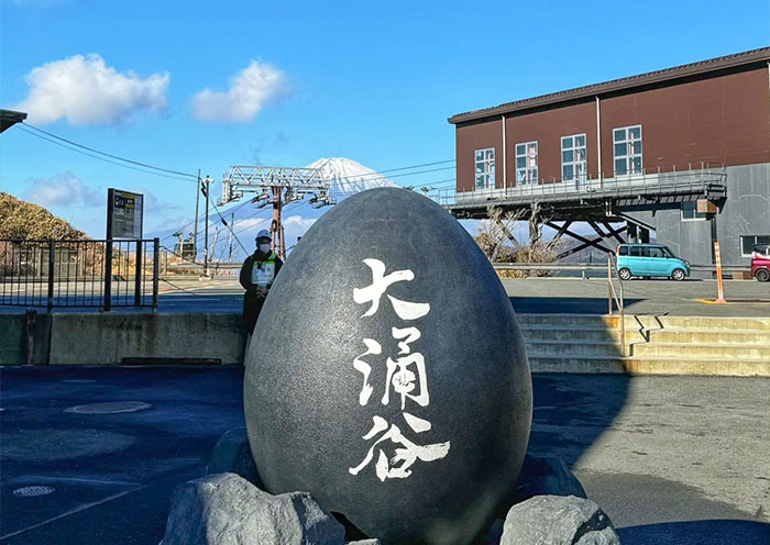 Ironic Black Eggs of Owakudani, Hakone