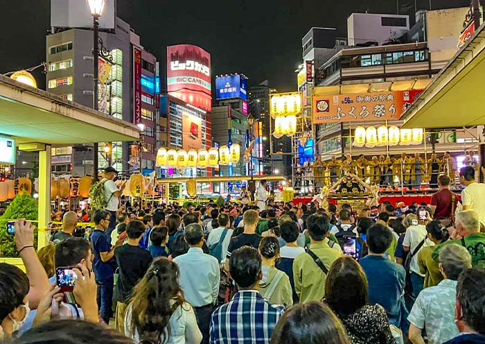 Ikebukuro Fukuro Matsuri, a Traditinal Japan Festival