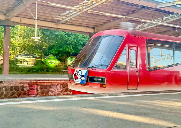 Kinmedai Train from Tokyo to Izu