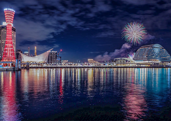 Japan Firework Festival in Kobe