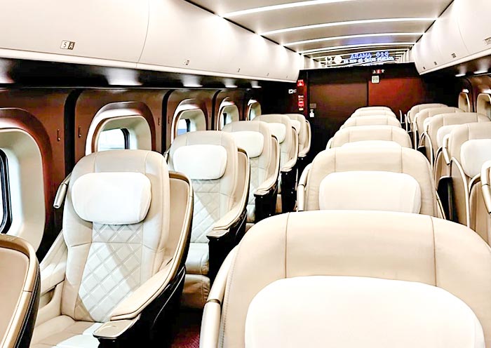 Japan Shinkansen Train Seats