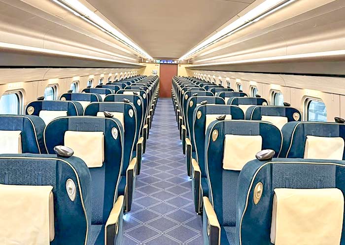 Japan Shinkansen Train Seats