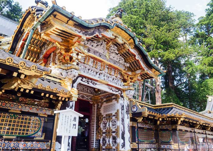Famous Toshogu Shrine in Nikko
