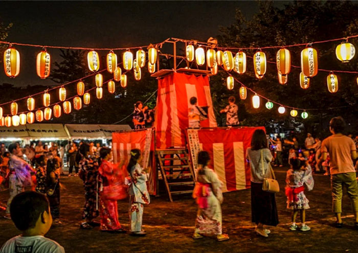 Obon Festival, Celebrated in Japan in August