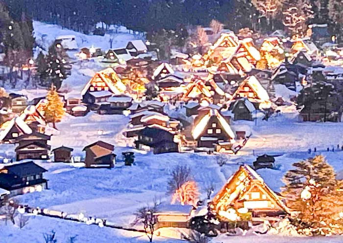Shirakawa-go in Winer