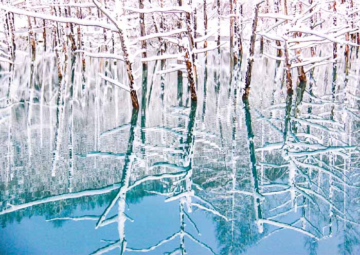 Shirogane Blue Pond, Biei