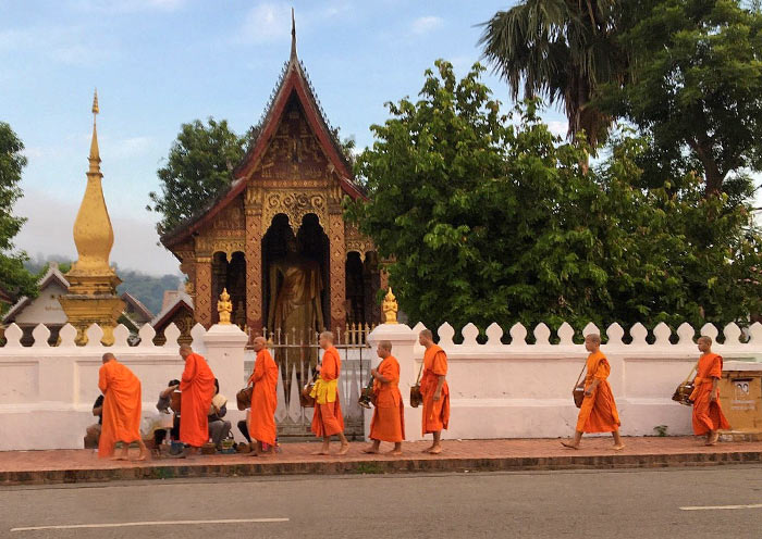Join an Alms Giving Ceremony