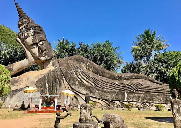 40m Reclining Buddha, Buddha Park