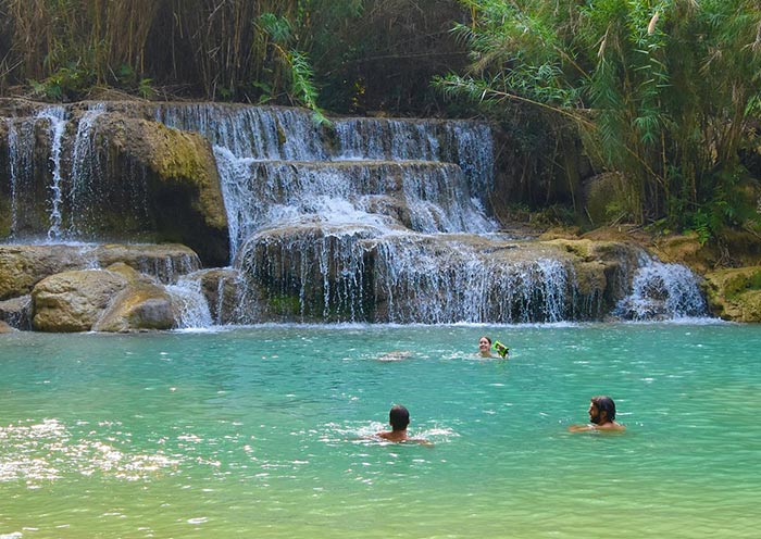Bring your Swimsuit to Kuang Si Waterfalls