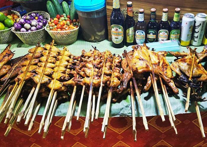 Tasty BBQ & Drinks in Laos