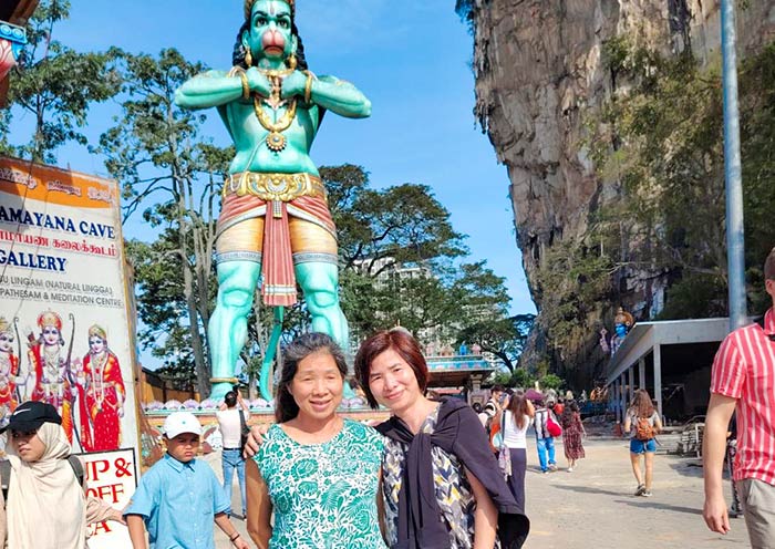 Our Guests in Batu Cave, Malaysia 