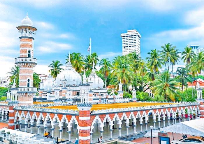 Jamek Mosque in Kuala Lumpur