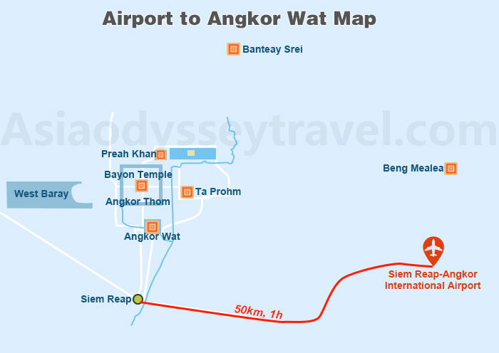 Angkor Wat Map