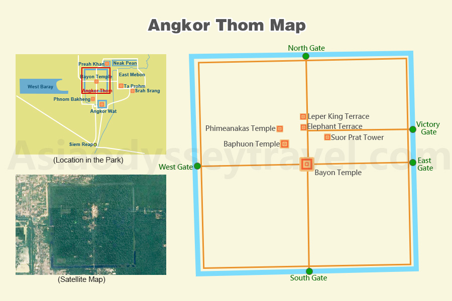 Angkor Wat Map