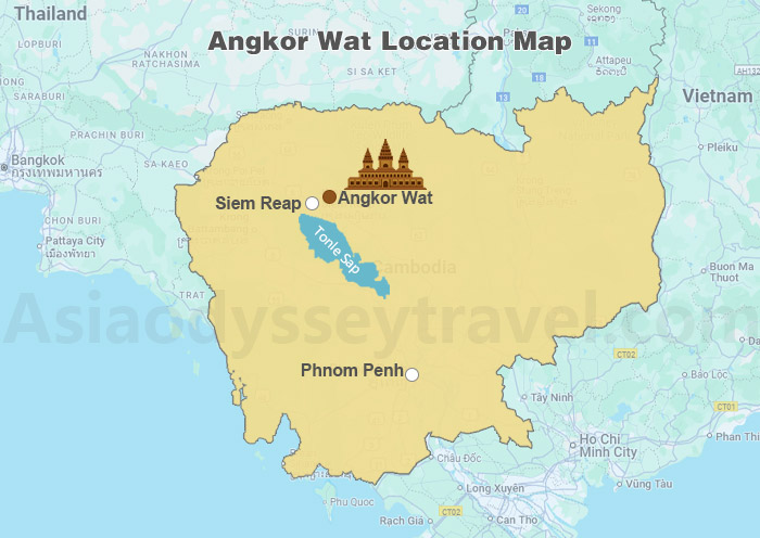 Angkor Wat Map