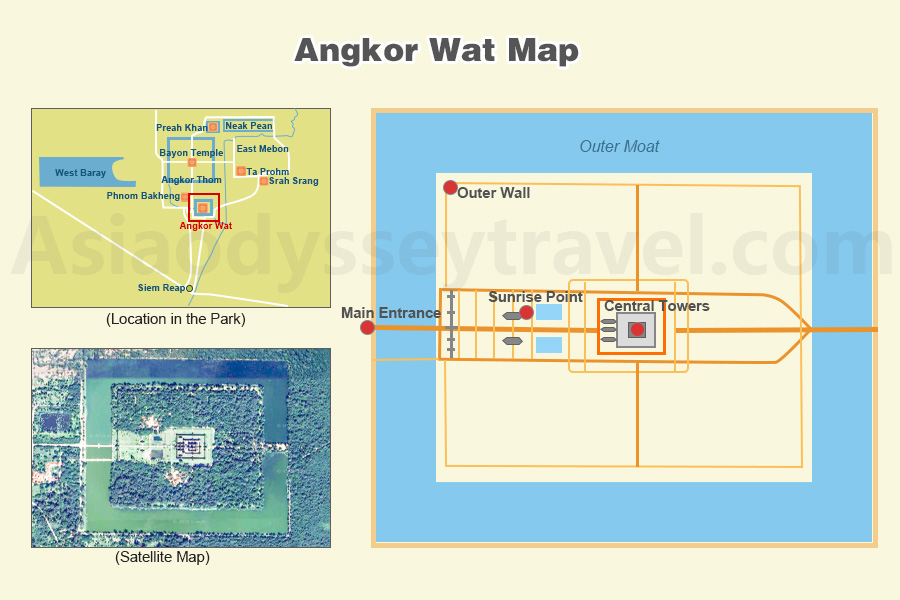 Angkor Wat Map