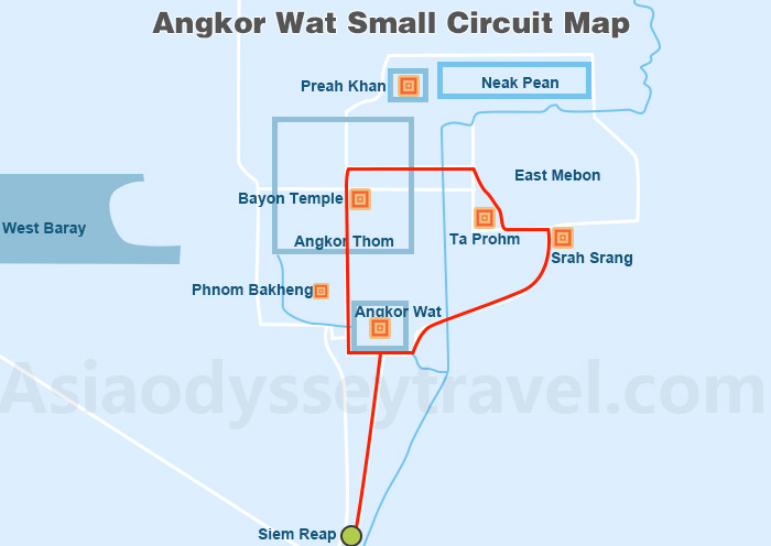 Angkor Wat Map