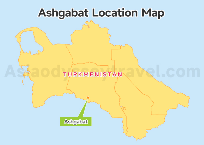  Ashgabat Location Map 
