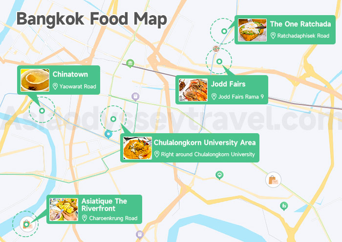 Bangkok Food Map