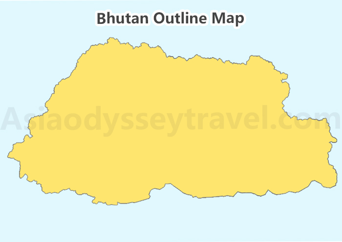 Bhutan Map