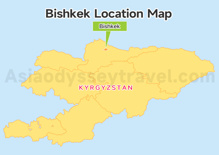  Bishkek Location Map 