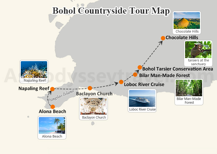 Bohol Philippines Map