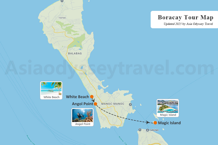 Boracay Philippines Map