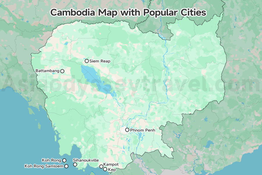 Cambodia Map