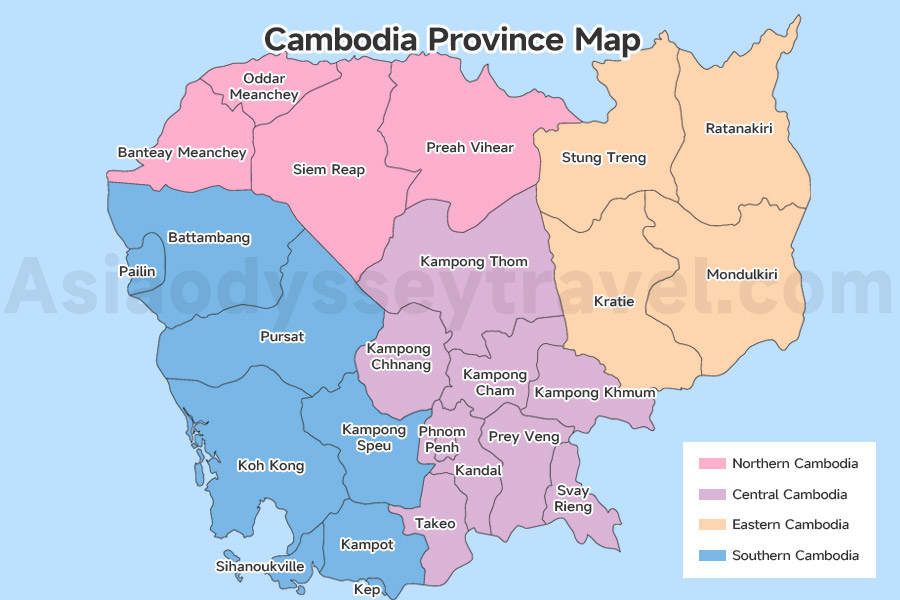 Cambodia Map