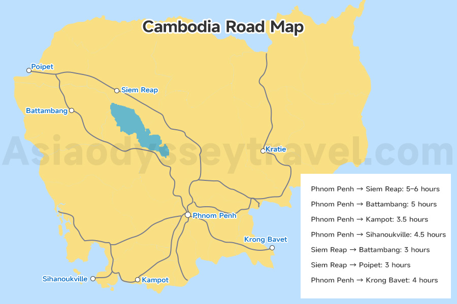 Cambodia Map