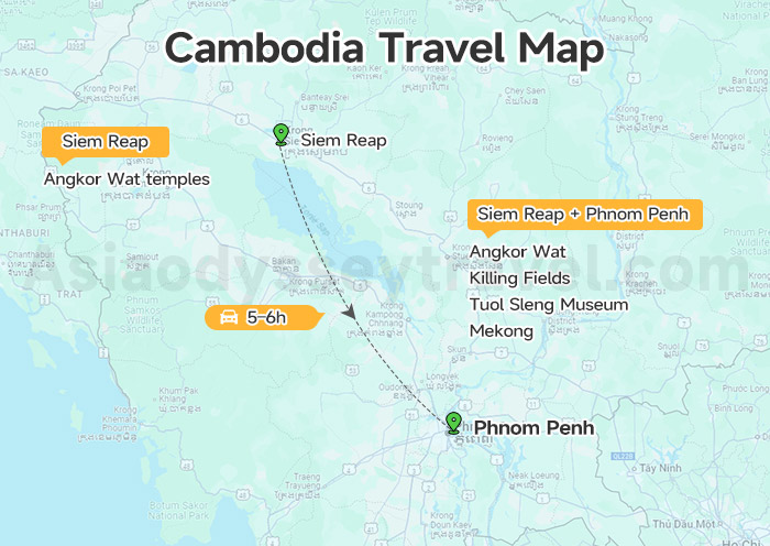 Cambodia Map