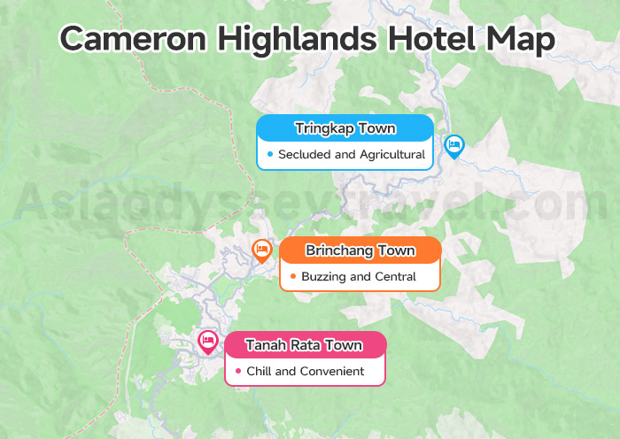  Cameron Highlands Hotel Map 