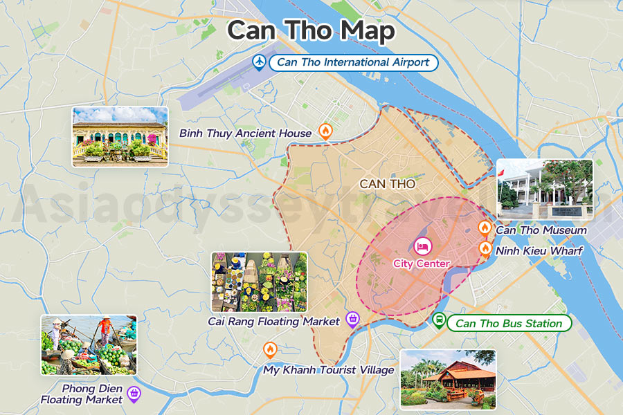 Can Tho Map