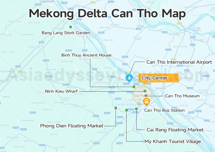 Can Tho Map