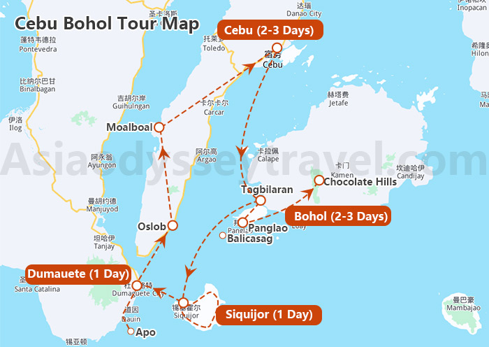 Cebu Philippines Map