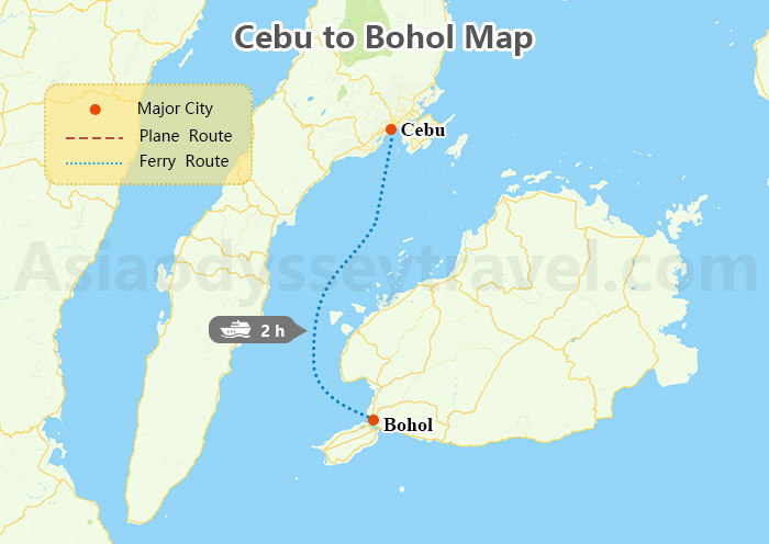 Bohol Philippines Map