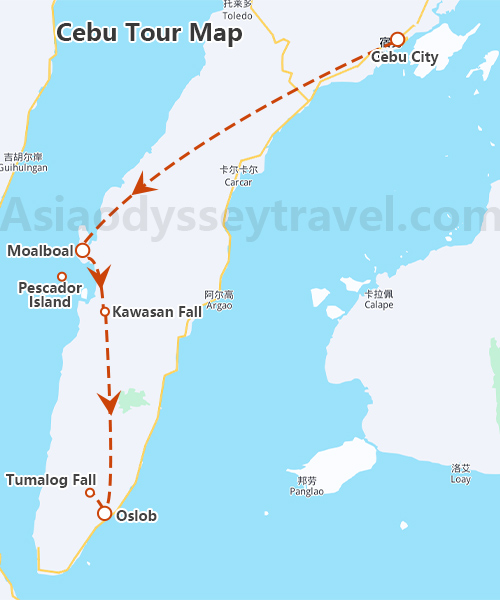 Cebu Philippines Map