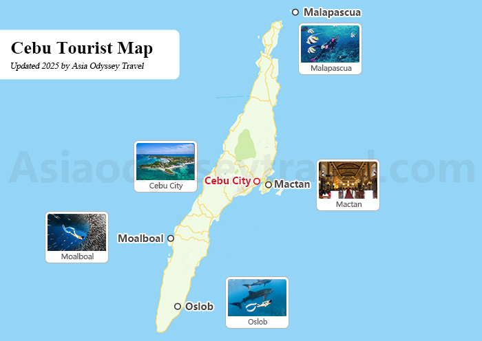 Cebu Philippines Map