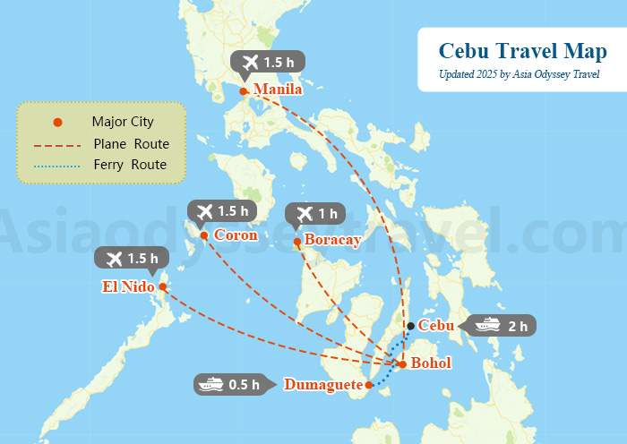 Cebu Philippines Map