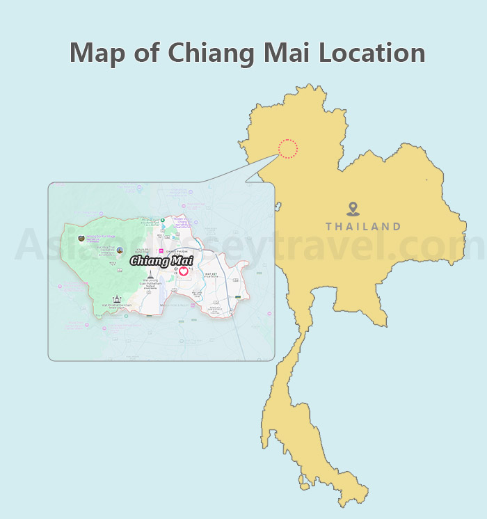 Chiang Mai Location Map