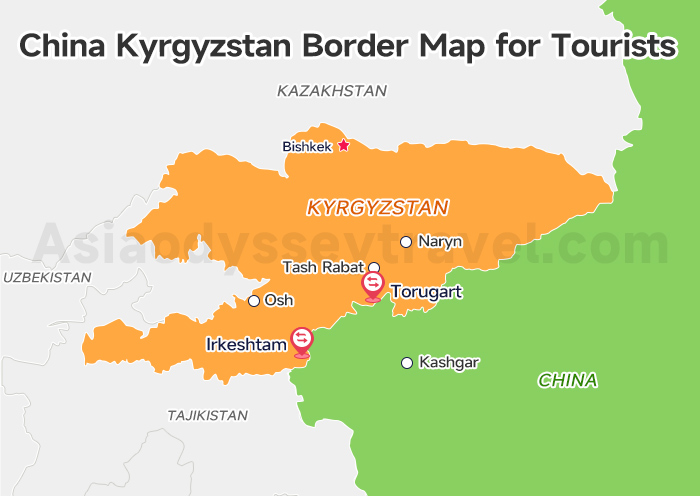 China-Kyrgyzstan Border Crossing via Irkeshtam or Torugart (2026)