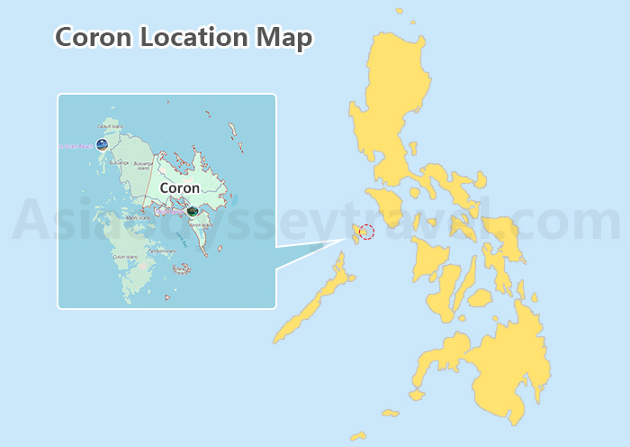 Coron Location Map