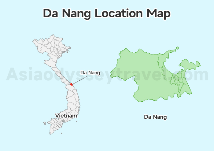 Da Nang Location Map